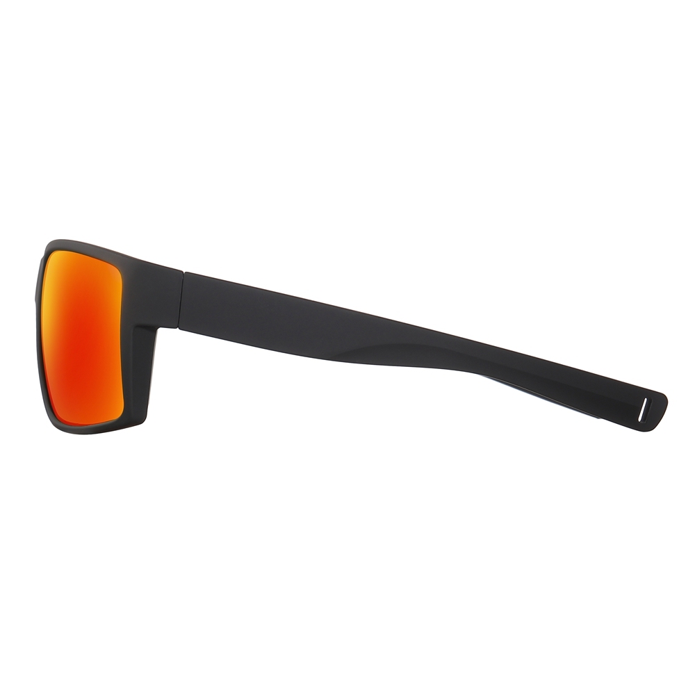 Custom Plastic Rectangular Curved Sunglasses for Performance and Active Use Rugged Sporty Wraparound Shades Polarized Fishing Glasses Wholesale