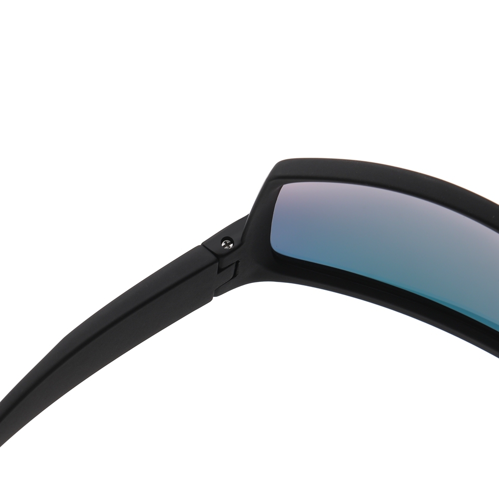 Custom Plastic Rectangular Curved Sunglasses for Performance and Active Use Rugged Sporty Wraparound Shades Polarized Fishing Glasses Wholesale