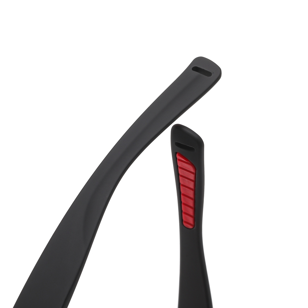 Custom Plastic Rectangular Curved Sunglasses for Performance and Active Use Rugged Sporty Wraparound Shades Polarized Fishing Glasses Wholesale