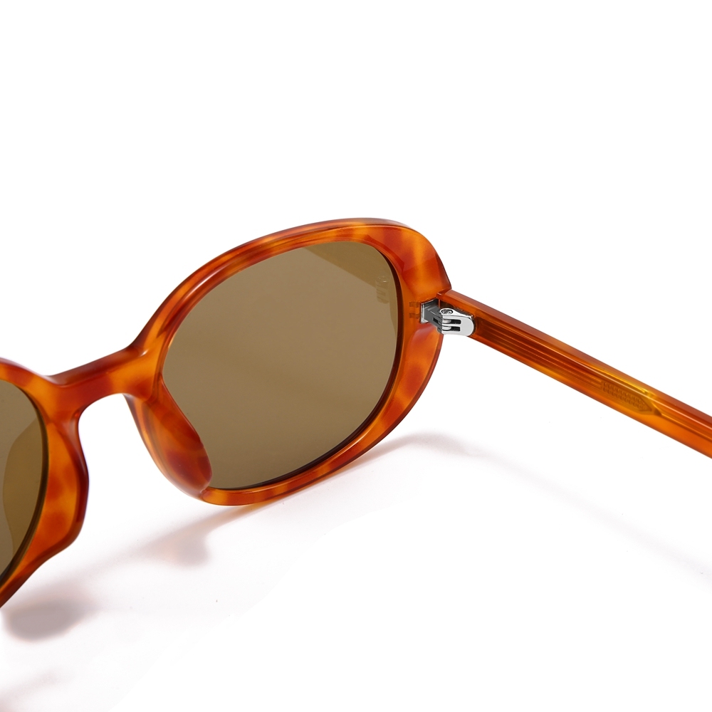Custom Made Ladies Retro Oval Polarized Shades Small to Medium Acetate Minimalist Designer Sunglasses for Women Chic Eyewear Manufacturer China