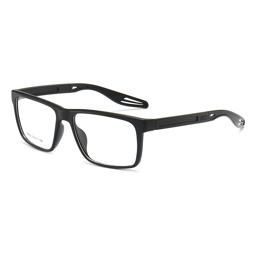 Custom TR90 Detachable Sporty Optical Frames with Interchangeable Arms Eyeglasses for Active Men Rectangular Prescription Glasses Wholesale China