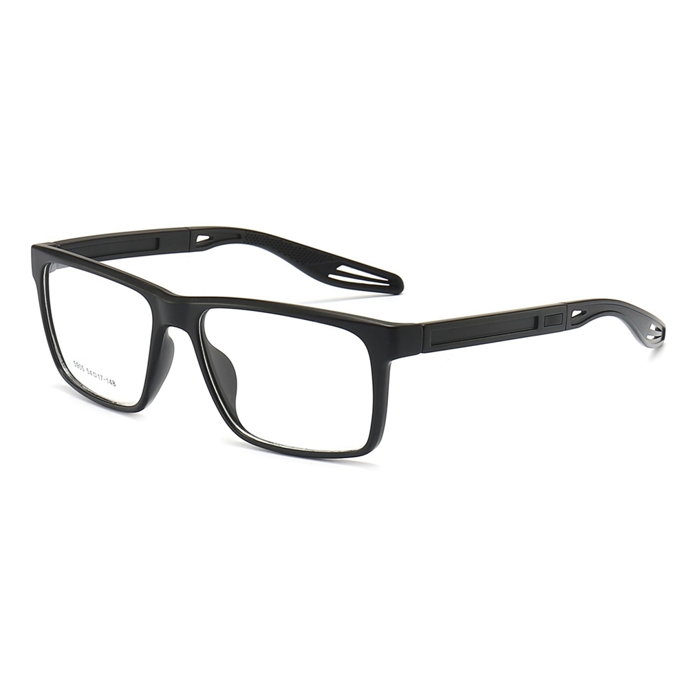 Custom TR90 Detachable Sporty Optical Frames with Interchangeable Arms Eyeglasses for Active Men Rectangular Prescription Glasses Wholesale China
