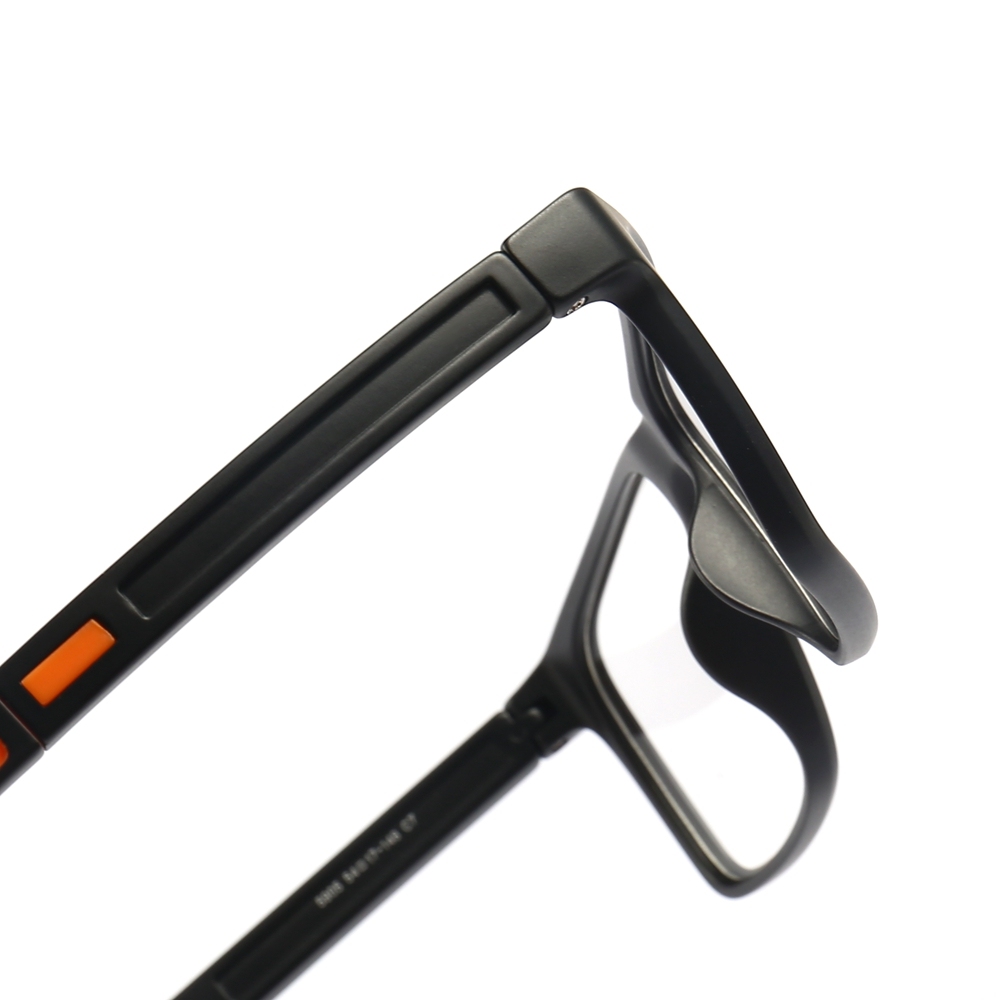 Custom TR90 Detachable Sporty Optical Frames with Interchangeable Arms Eyeglasses for Active Men Rectangular Prescription Glasses Wholesale China