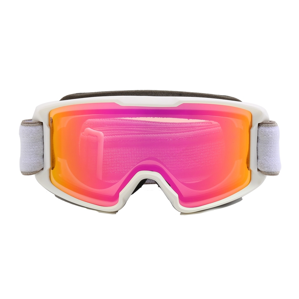 Custom Youth UV400 Mirrored Anti-Fog Double Lens OTG Snow Goggles for Skiing & Snowboarding Winter Sports Protective Eyewear Wholesale China