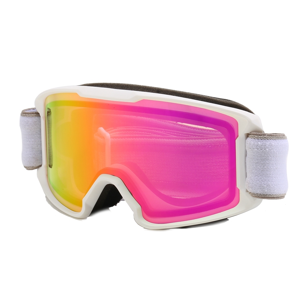 Custom Youth UV400 Mirrored Anti-Fog Double Lens OTG Snow Goggles for Skiing & Snowboarding Winter Sports Protective Eyewear Wholesale China