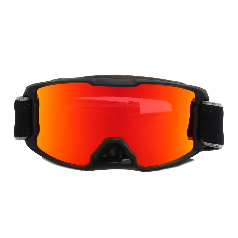Custom Youth UV400 Mirrored Anti-Fog Double Lens OTG Snow Goggles for Skiing & Snowboarding Winter Sports Protective Eyewear Wholesale China