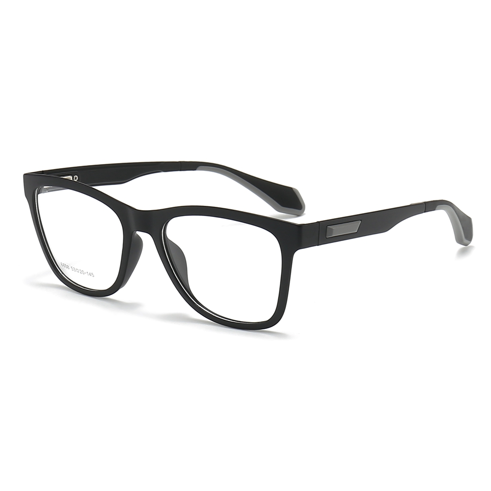 Custom TR90 Plastic Modern Square Eyeglass Frames with Flexible Arms Youthful Sporty Prescription Glasses for Daily Wear Spectacles Wholesale China