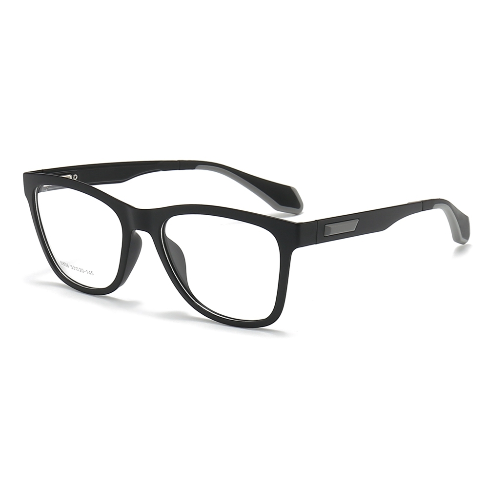 Custom TR90 Plastic Modern Square Eyeglass Frames with Flexible Arms Youthful Sporty Prescription Glasses for Daily Wear Spectacles Wholesale China