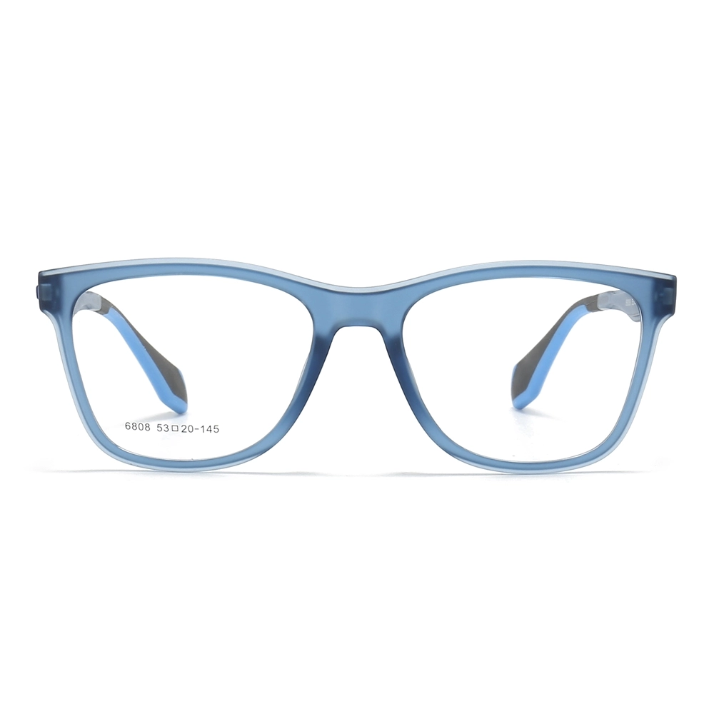 Custom TR90 Plastic Modern Square Eyeglass Frames with Flexible Arms ...