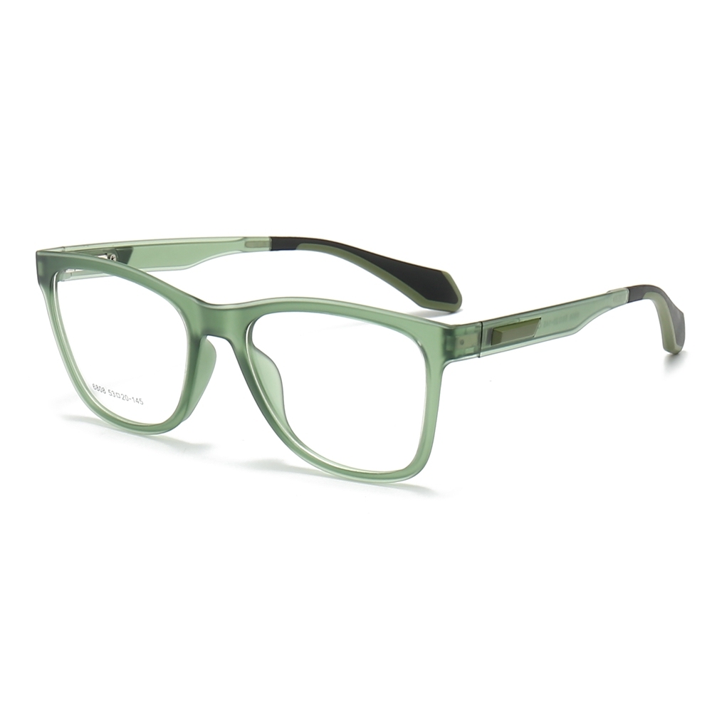 Custom TR90 Plastic Modern Square Eyeglass Frames with Flexible Arms Youthful Sporty Prescription Glasses for Daily Wear Spectacles Wholesale China
