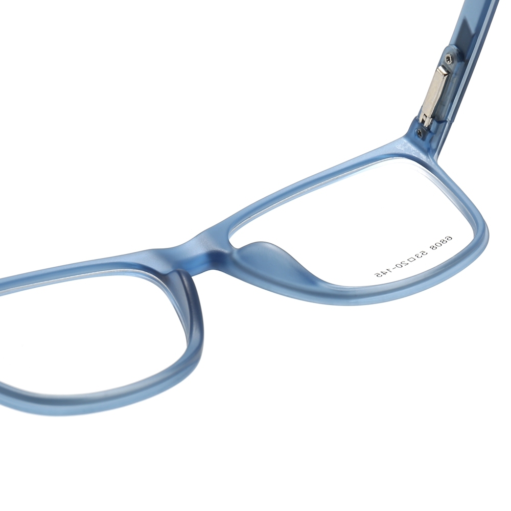 Custom TR90 Plastic Modern Square Eyeglass Frames with Flexible Arms Youthful Sporty Prescription Glasses for Daily Wear Spectacles Wholesale China