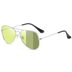 Silver/Green to Grey