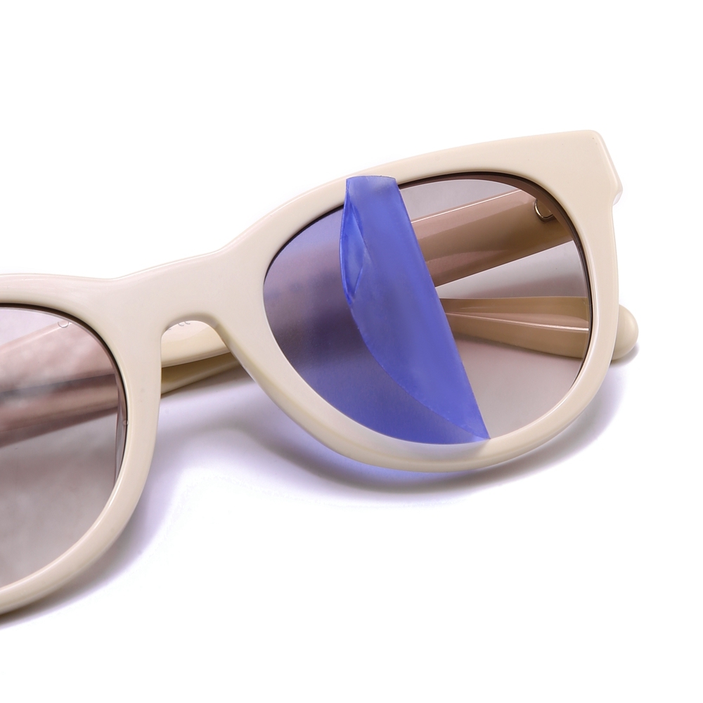 Custom Ladies Stylish Rounded Rectangle Sunglasses with Logo Wholesale Popular Shades for Women's High Quality Acetate Eyewear Supplier China