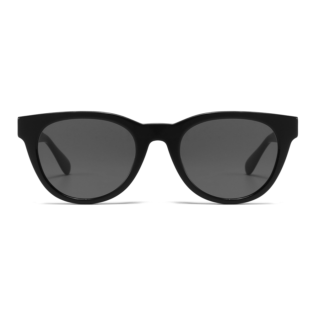 Custom Ladies Stylish Rounded Rectangle Sunglasses with Logo Wholesale Popular Shades for Women's High Quality Acetate Eyewear Supplier China