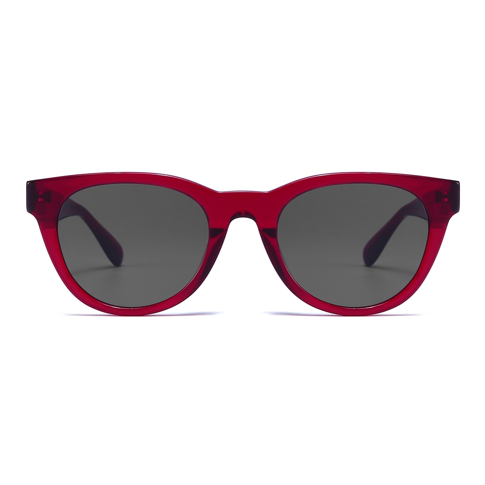 Custom Ladies Stylish Rounded Rectangle Sunglasses with Logo Wholesale Popular Shades for Women's High Quality Acetate Eyewear Supplier China