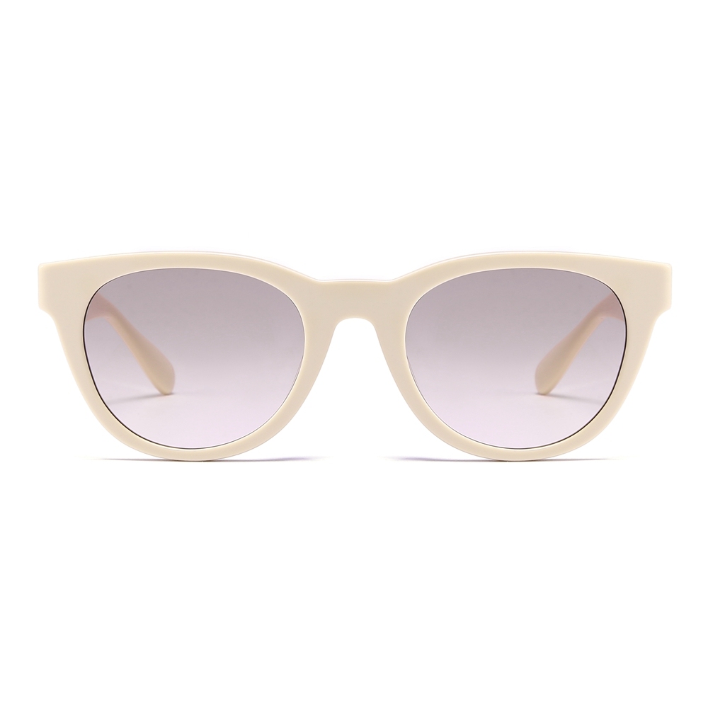 Custom Ladies Stylish Rounded Rectangle Sunglasses with Logo Wholesale Popular Shades for Women's High Quality Acetate Eyewear Supplier China