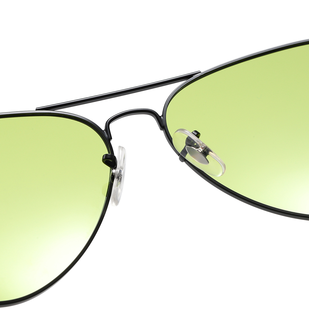 Ready Made Unisex Aviator Metal Photochromic Driving Sunglasses for Day and Night Vision Glasses with UV Color Changing Lenses Wholesale