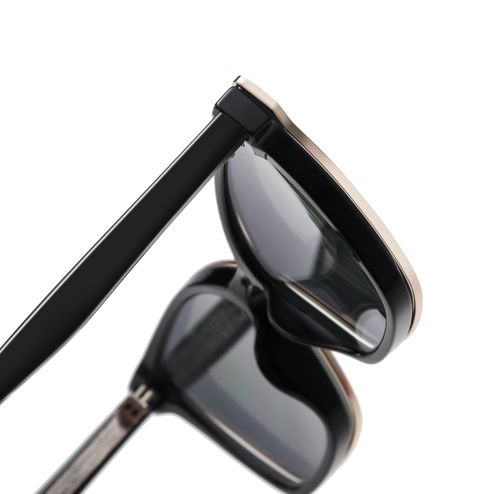 Bulk Order Detachable Two in One Eyewear Set for Women's Cat Eye Prescription Glasses Frames with Magnetic Clip on Sunglasses Supplier China