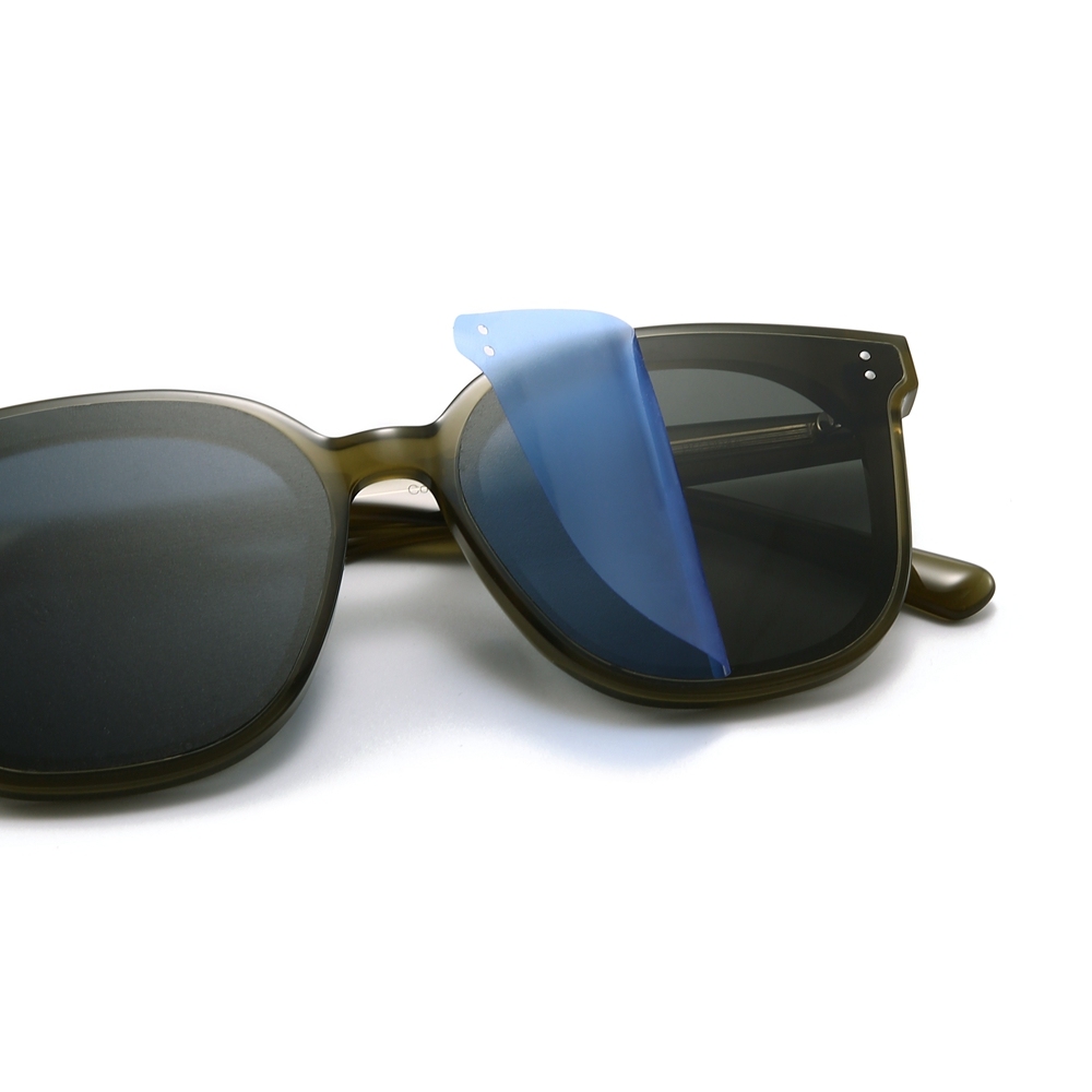 Custom Contemporary Large Rounded Square Sunglasses Korean GM Libe Replica Designer Shades without Logo Acetate Eyewear Manufacturer China