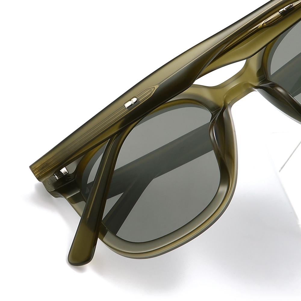 Custom Contemporary Large Rounded Square Sunglasses Korean GM Libe Replica Designer Shades without Logo Acetate Eyewear Manufacturer China