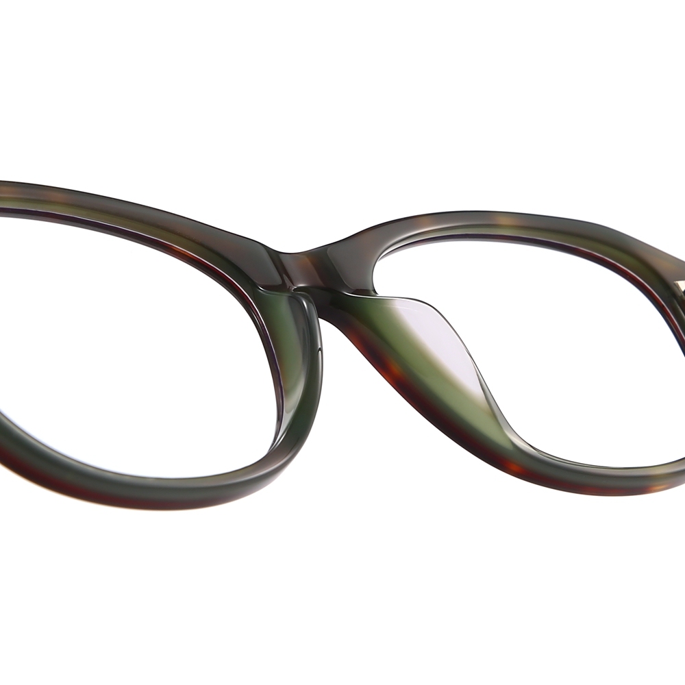 Wholesale Butterfly Cat-Eye Acetate Optical Frames with Metal Temples Premium Combination Eyeglasses for Women Custom Eyewear Manufacturer China