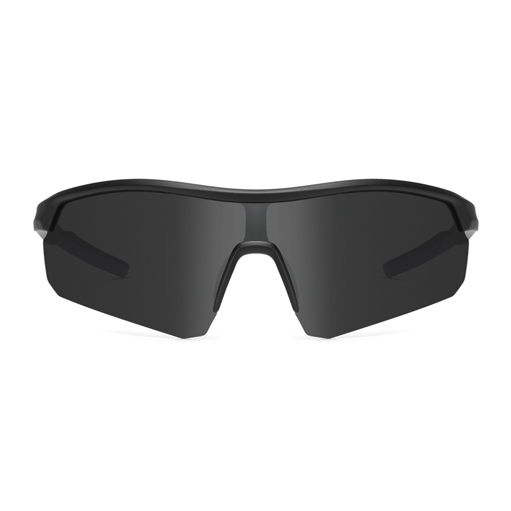 Custom Kids TR90 Semi Rimless Sports Wrap Sunglasses for Boys & Girls Vibrant Colors One Piece UV400 Polarized Running Glasses Manufacturer China