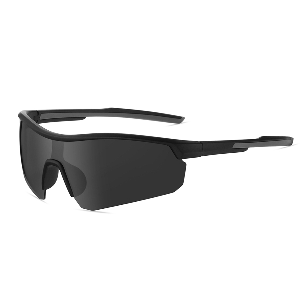 Custom Kids TR90 Semi Rimless Sports Wrap Sunglasses for Boys & Girls Vibrant Colors One Piece UV400 Polarized Running Glasses Manufacturer China