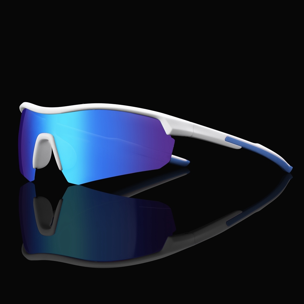 Custom Kids TR90 Semi Rimless Sports Wrap Sunglasses for Boys & Girls Vibrant Colors One Piece UV400 Polarized Running Glasses Manufacturer China