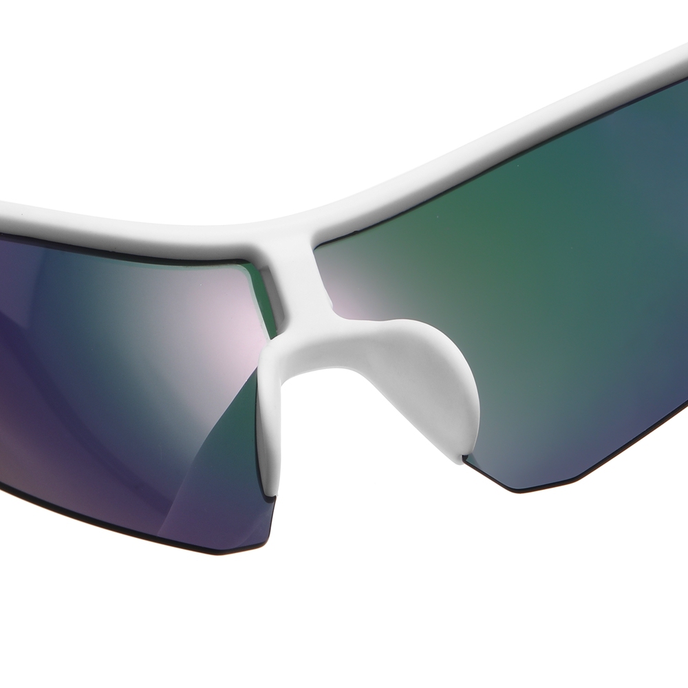 Custom Kids TR90 Semi Rimless Sports Wrap Sunglasses for Boys & Girls Vibrant Colors One Piece UV400 Polarized Running Glasses Manufacturer China