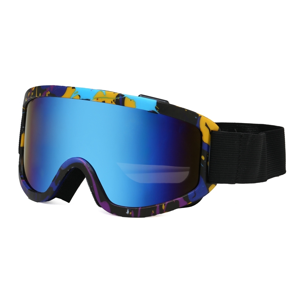 Wholesale Basic Snow Goggles Fit over Glasses with Ventilation Wide Vision Glare Reducing Cylindrical Lens Sports Protective Eyewear Manufacturer
