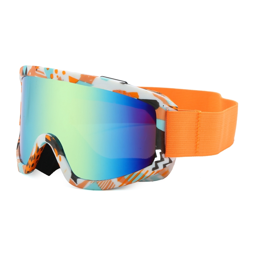 Wholesale Basic Snow Goggles Fit over Glasses with Ventilation Wide Vision Glare Reducing Cylindrical Lens Sports Protective Eyewear Manufacturer