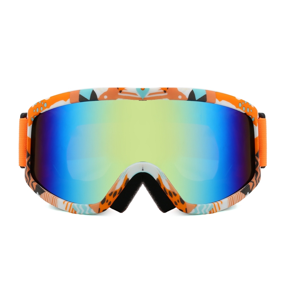 Wholesale Basic Snow Goggles Fit over Glasses with Ventilation Wide Vision Glare Reducing Cylindrical Lens Sports Protective Eyewear Manufacturer