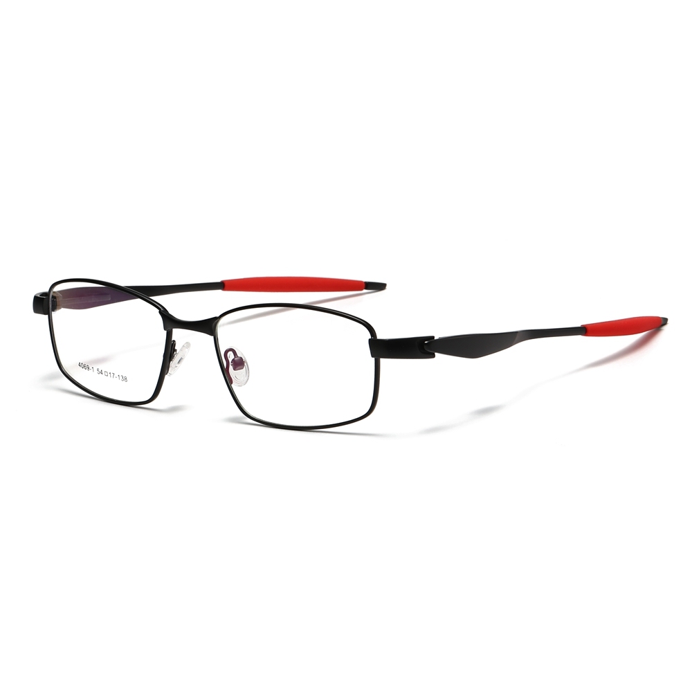 Wholesale Modern Rectangular Eyeglasses for Active Lifestyle Aerodynamic Prescription Glasses Ergonomic Full Rim Sports Optical Frames Manufacturer