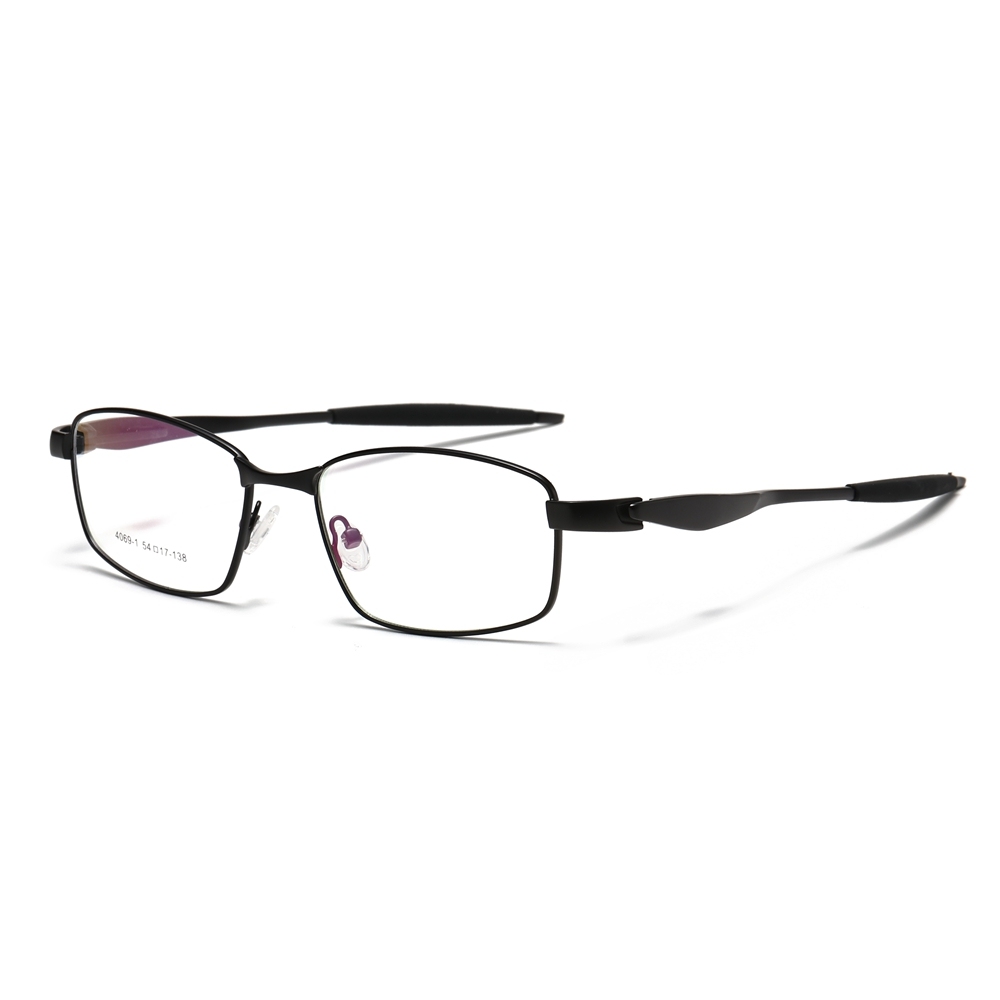 Wholesale Modern Rectangular Eyeglasses for Active Lifestyle Aerodynamic Prescription Glasses Ergonomic Full Rim Sports Optical Frames Manufacturer
