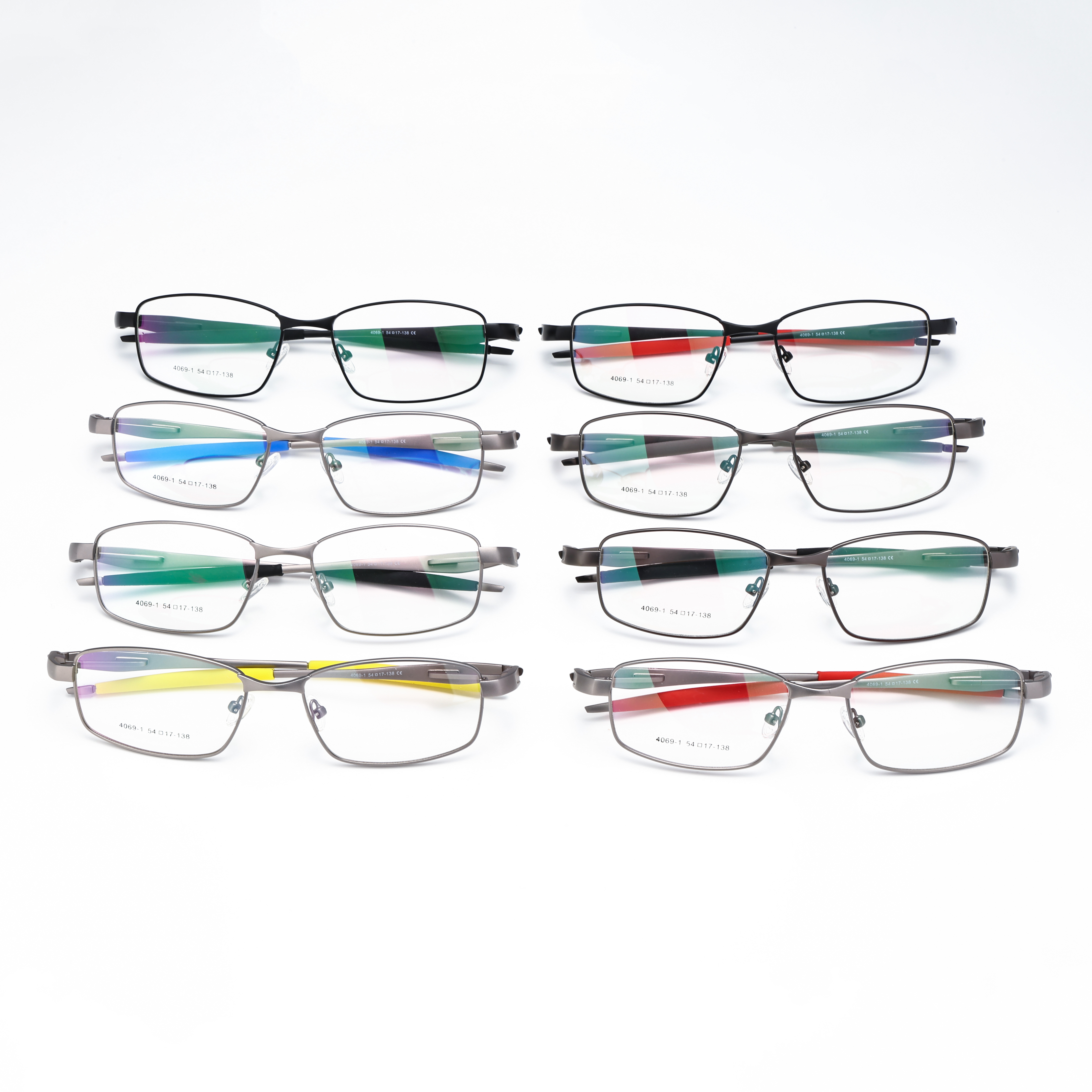 Wholesale Modern Rectangular Eyeglasses for Active Lifestyle Aerodynamic Prescription Glasses Ergonomic Full Rim Sports Optical Frames Manufacturer