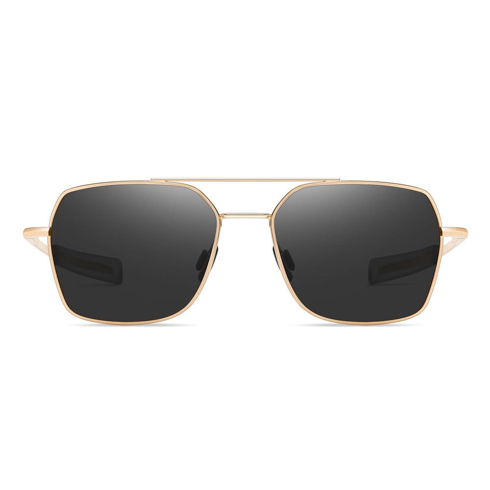 Wholesale Classic Navigator Sunglasses with Bayonet Temples Square Aviator Shades for Men Anti Glare Polarized Driving Glasses Manufacturer China
