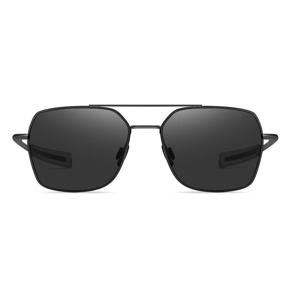Wholesale Classic Navigator Sunglasses with Bayonet Temples Square Aviator Shades for Men Anti Glare Polarized Driving Glasses Manufacturer China