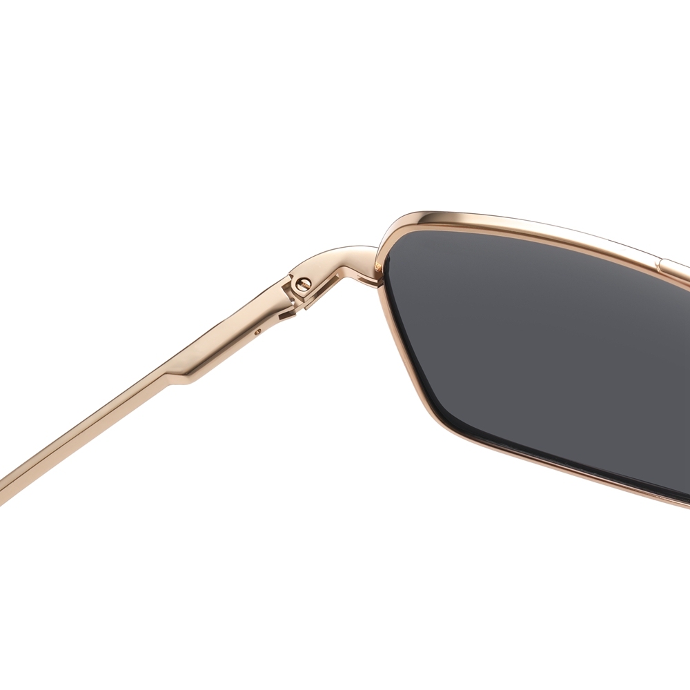Wholesale Classic Navigator Sunglasses with Bayonet Temples Square Aviator Shades for Men Anti Glare Polarized Driving Glasses Manufacturer China
