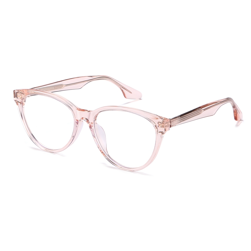 Wholesale Premium Horn-Rimmed Cat-Eye Glasses for Women Blue Light Blocking Eyeglasses Handcrafted Acetate Optical Frame Manufacturer in China