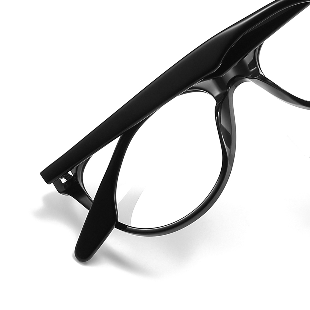 Wholesale Premium Horn-Rimmed Cat-Eye Glasses for Women Blue Light Blocking Eyeglasses Handcrafted Acetate Optical Frame Manufacturer in China