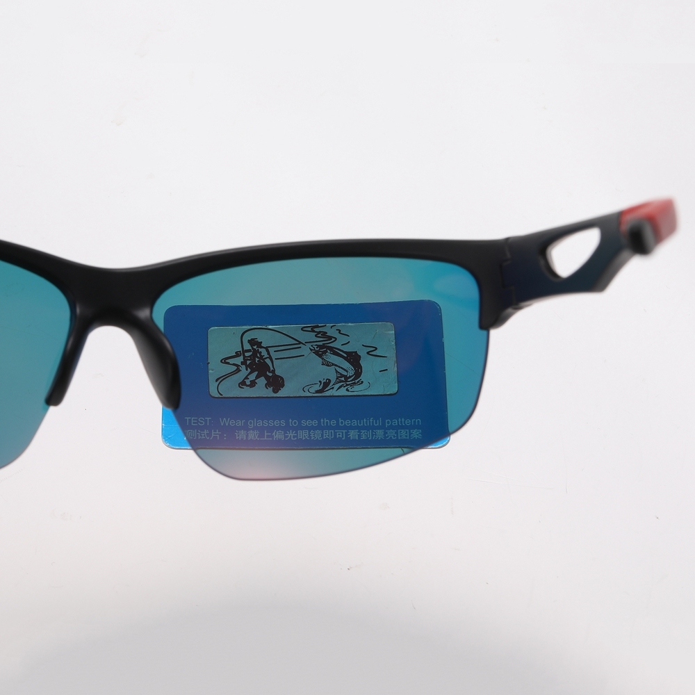 Wholesale Half Frame Polarized Sports Sunglasses for Athletes & Outdoor Enthusiasts Aerodynamic Wrap-Around Running Glasses Manufacturer China