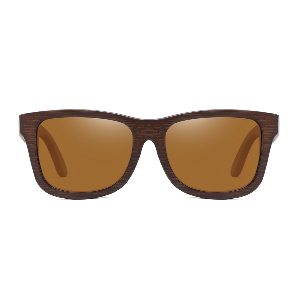 Wholesale Handcrafted Eco-Friendly Wood Sunglasses UV400 Polarized Square Shades for Men & Women Premium Sustainable Eyewear Manufacturer China