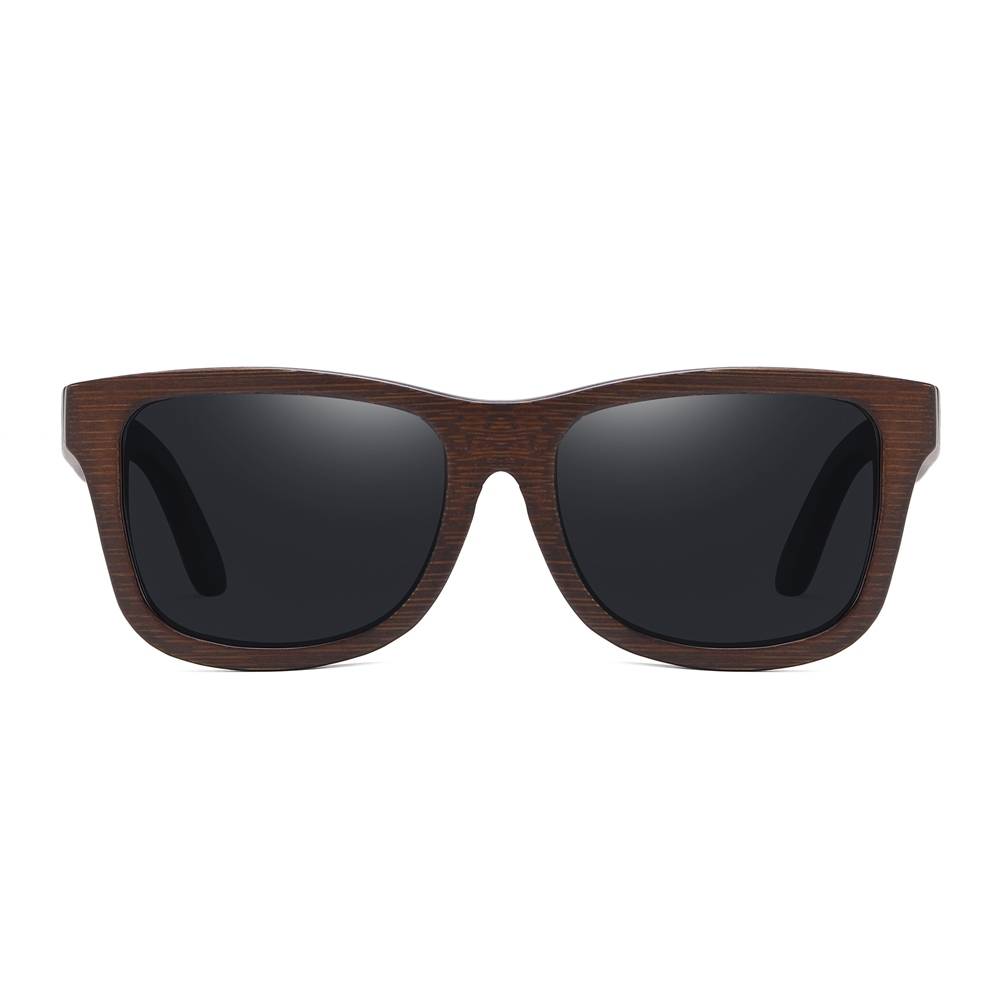 Wholesale Handcrafted Eco-Friendly Wood Sunglasses UV400 Polarized Square Shades for Men & Women Premium Sustainable Eyewear Manufacturer China