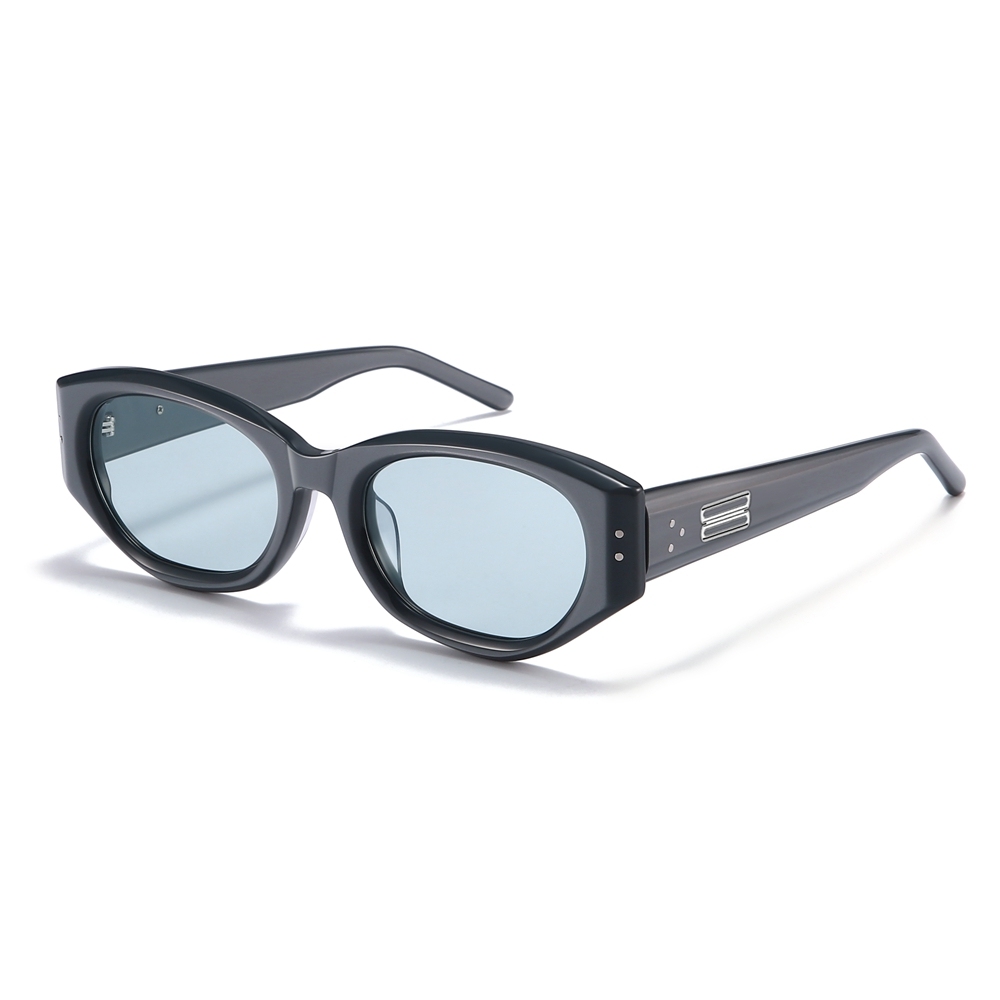Wholesale Ladies Modern Luxury Designer Sunglasses Gm Benven Bold Oval Cat Eye Shades for Men Premium Acetate Eyewear Manufacturer in China