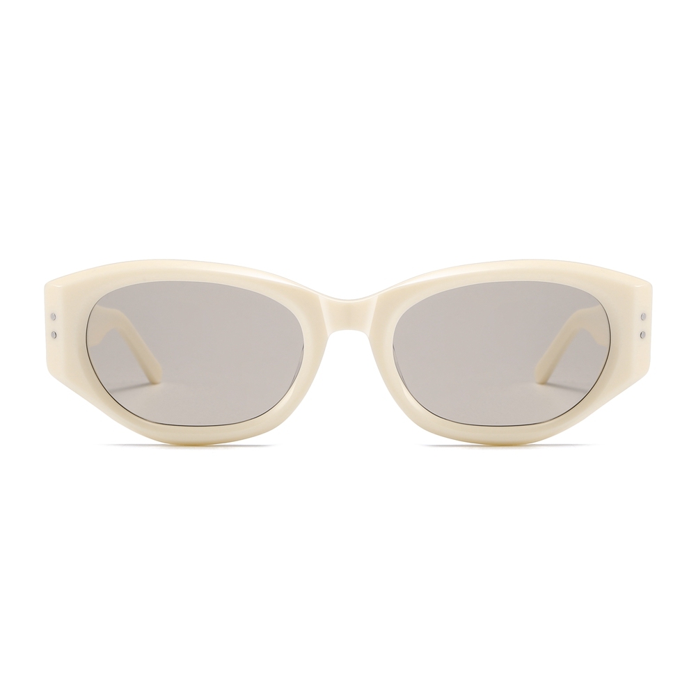 Wholesale Ladies Modern Luxury Designer Sunglasses Gm Benven Bold Oval Cat Eye Shades for Men Premium Acetate Eyewear Manufacturer in China