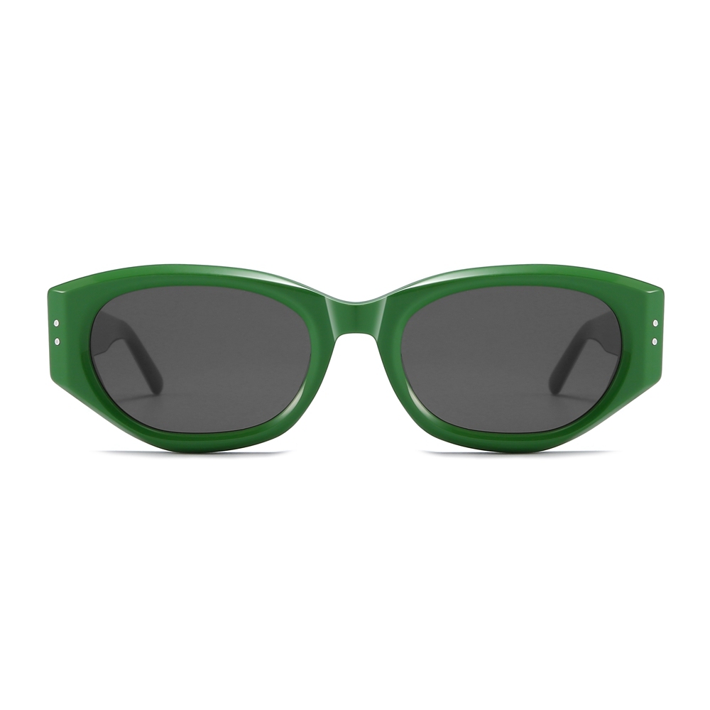 Wholesale Ladies Modern Luxury Designer Sunglasses Gm Benven Bold Oval Cat Eye Shades for Men Premium Acetate Eyewear Manufacturer in China