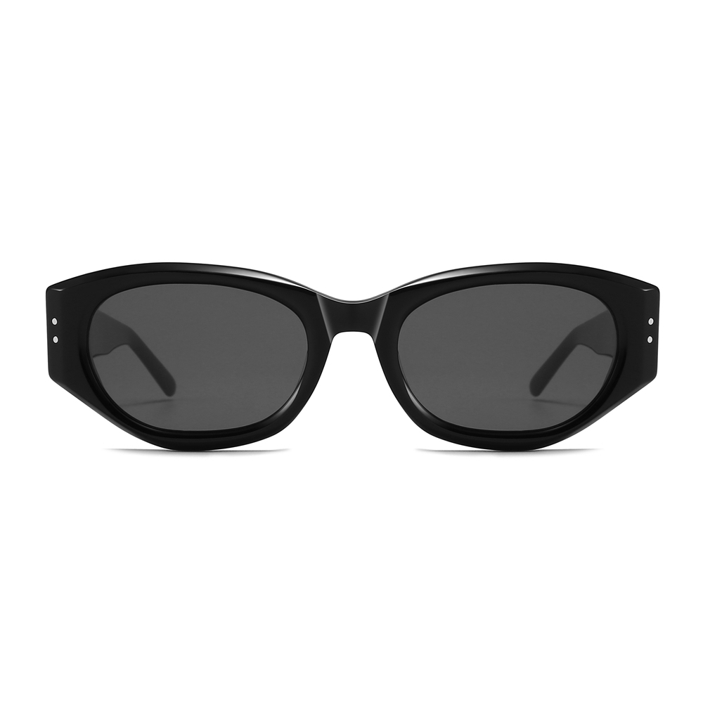 Wholesale Ladies Modern Luxury Designer Sunglasses Gm Benven Bold Oval Cat Eye Shades for Men Premium Acetate Eyewear Manufacturer in China