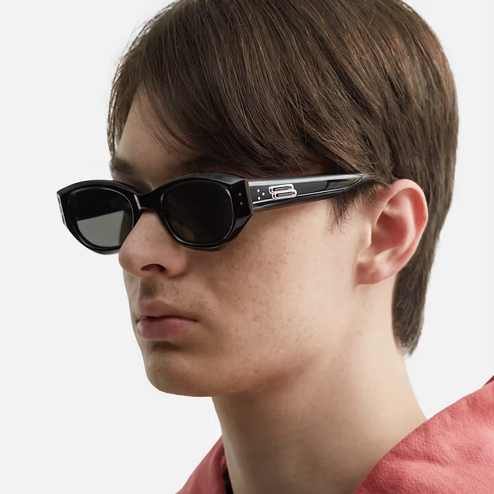 Wholesale Ladies Modern Luxury Designer Sunglasses Gm Benven Bold Oval Cat Eye Shades for Men Premium Acetate Eyewear Manufacturer in China