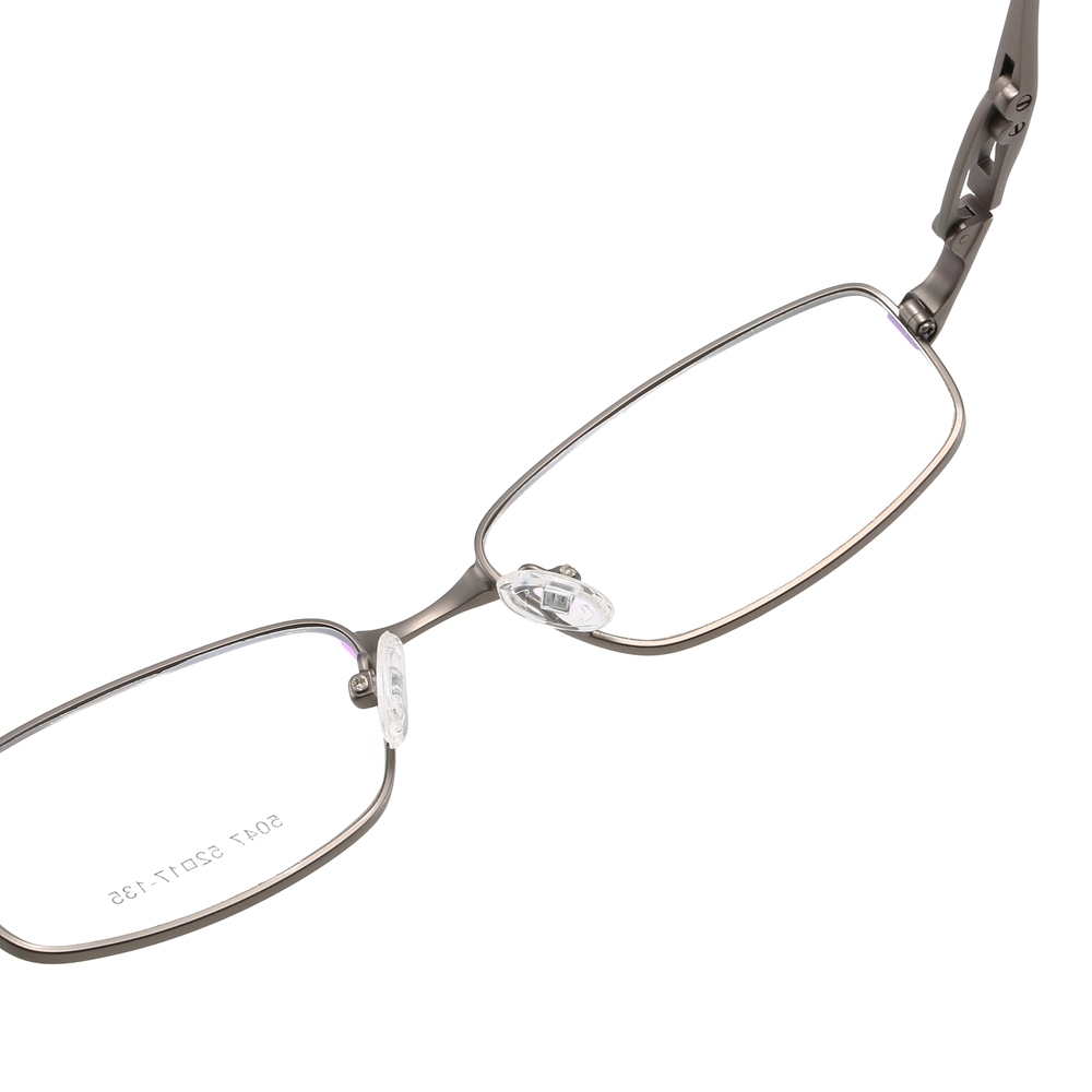 Wholesale Modern Rectangle Metal Optical Frames for Active Men Aerodynamic Athletic Prescription Glasses Professional Eyeglasses Manufacturer China
