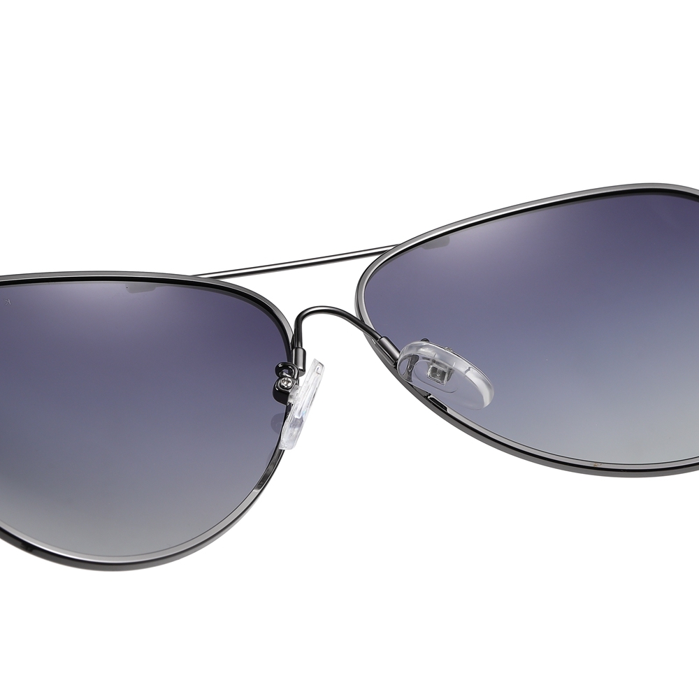 Mens Flexible Memory Metal Aviator Sunglass Custom Luxury Brand Polarized Sunglasses for Business Casual Everyday Sun Glasses with Logo